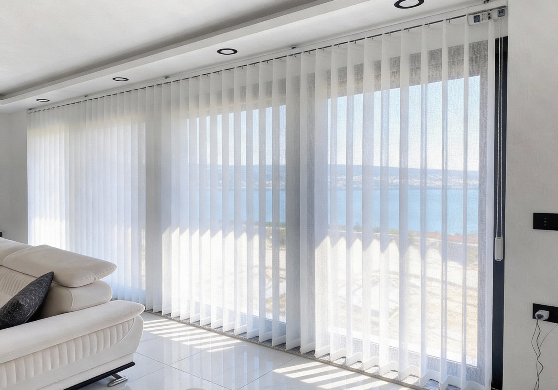 Dikey Tül stor Perde